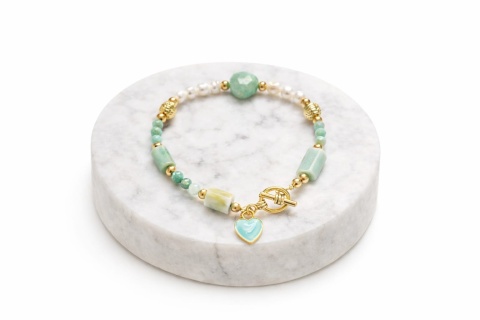 Aura Amazonite Pearl