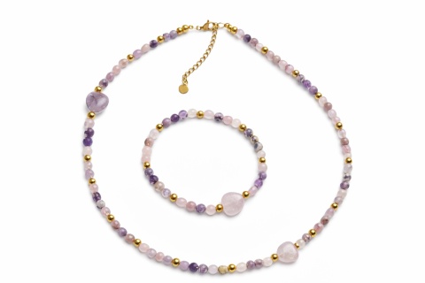 Naszyjnik & Bransoletka Amore Eternel 2-NBAE