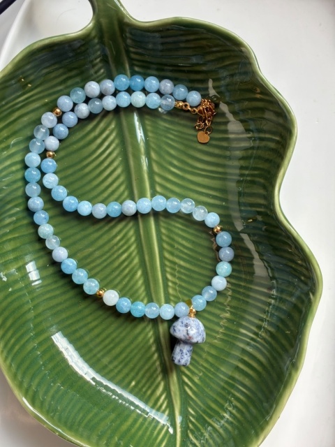 Aquamarine Mushroom