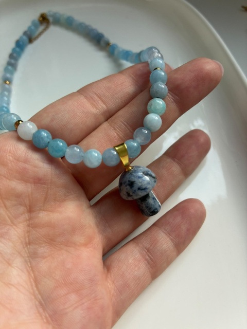 Aquamarine Mushroom