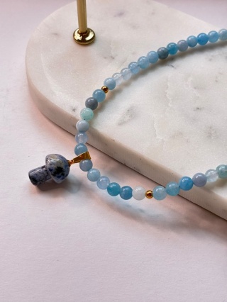 Aquamarine Mushroom